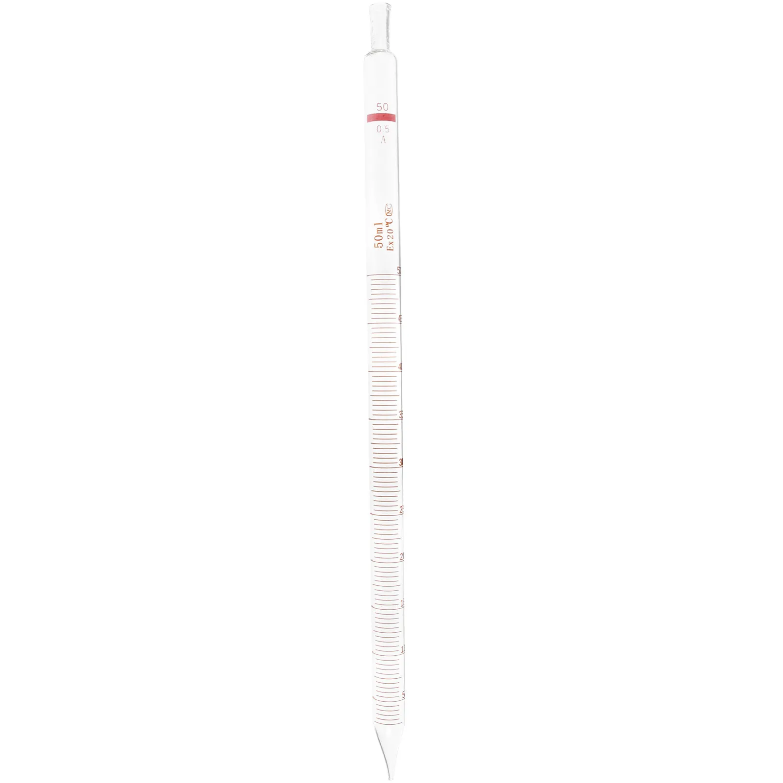 Graduated Glass Straw with Measurement Scales Heatproof Reusable Eco-Friendly Laboratory Drinking Tube for Experiments and Hot view 6