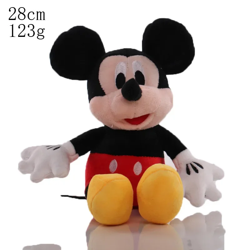 

Disney Anime Cute Mickey Plush Toy Cartoon Lovely Minnie Doll Cute Mickey Mouse Sit Doll Children's Birthday Gift Plush Toys
