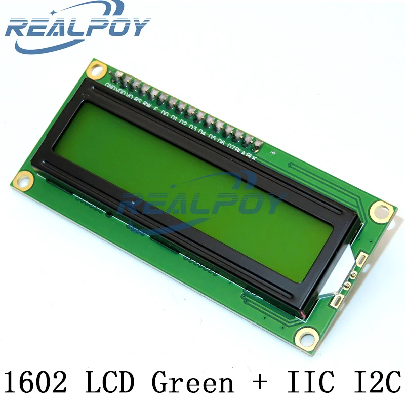 LCD1602 1602 LCD Module Blue / Yellow Green Screen 16x2 Character LCD Display PCF8574T PCF8574 IIC I2C Interface 5V for arduino image 5
