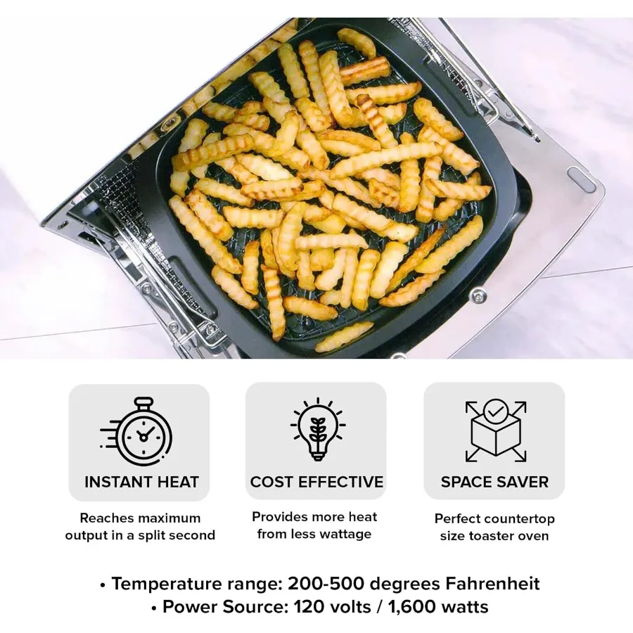 فرن محمصة كونترتوب مدمج مع تقنية تسخين الجرافيت باللون الأبيض على شكل قشر البيض لخبز المطبخ الكفاء على التحميص