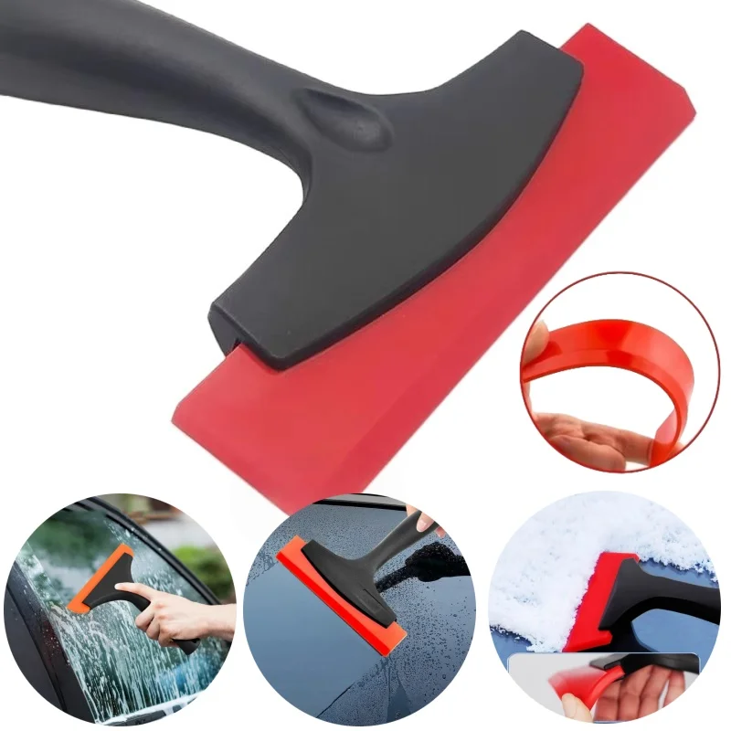 Kratzfestes, weiches Silikon, praktischer Rakel, Auto-Wasser-Fensterwischer, Schneereinheit, Schabewerkzeug, Filmschaber, Fliesen, Lückenfüllung, Schaber