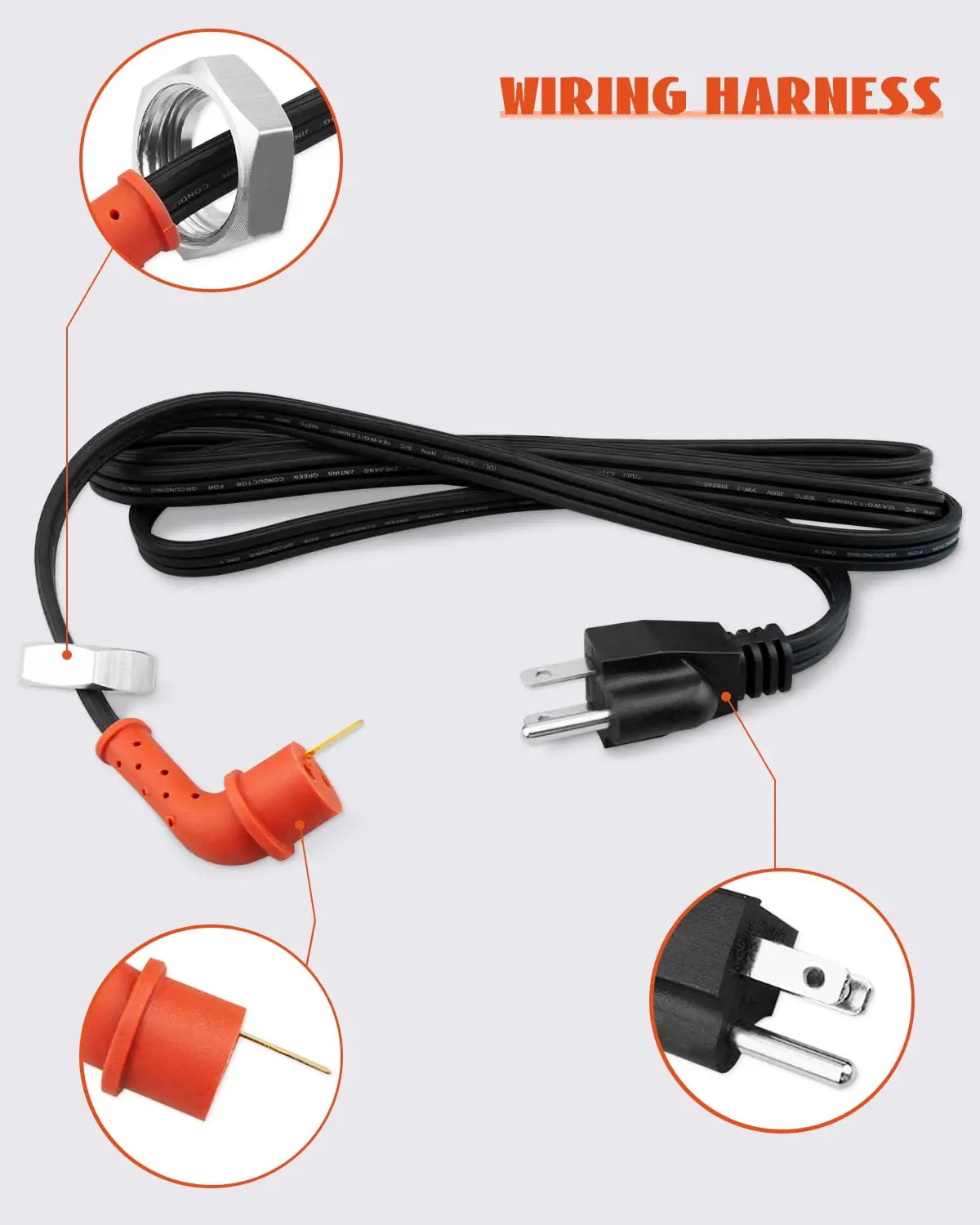 سخان كتلة المحرك 5003619AB 120 فولت 750 وات مناسب لـ 1500 2500 3500 4500 5500 2011-2018 #5