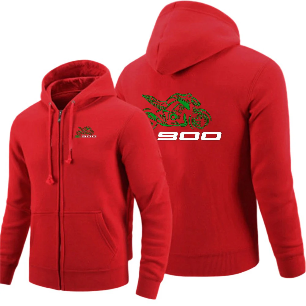 Leisure Cardigan Hoodies Motorcycle Z 900 Logo Print 2026 Premium Jacket Spring And Autumn Men's Daily Commute Simple Style Coat