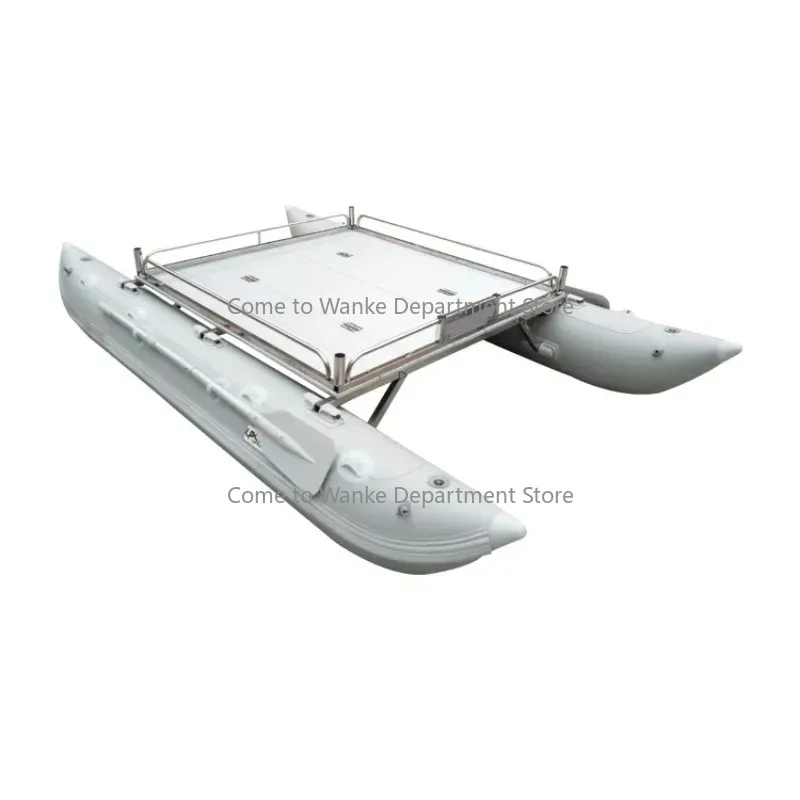 Hot Sale 1/2/4 Person Inflatable Catamaran Boat Fishing Boat