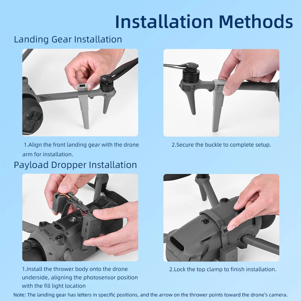 dji-mavic-4-pro-ドローンドロッパーアクセサリー着陸装置ドローン配信ツール-type-c-充電式輸送アクセサリー