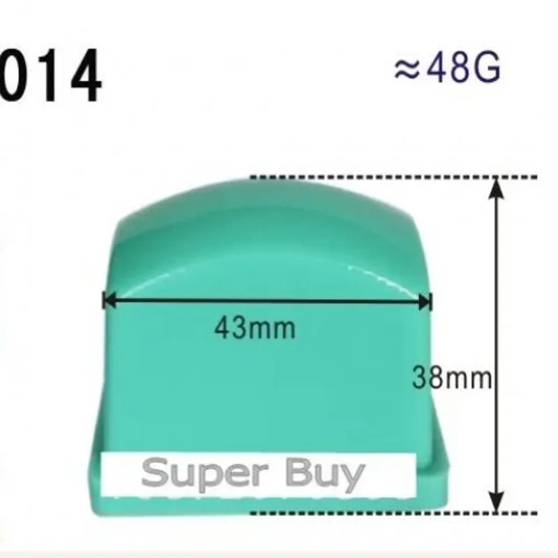 Cabeça de almofada de borracha de silicone para máquina de impressão de almofada 43x22mm