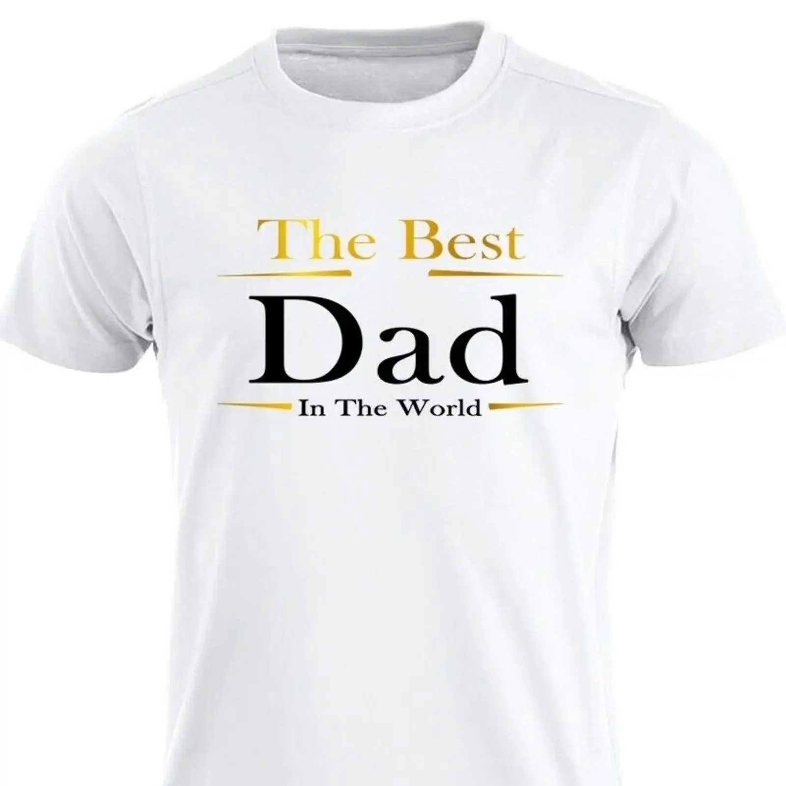 T Shirt Bester Papa der Welt Novlety zum Vatertag lustig Geschenk Geburtstag für vintage Washed homme Slightly Unisex Versatile