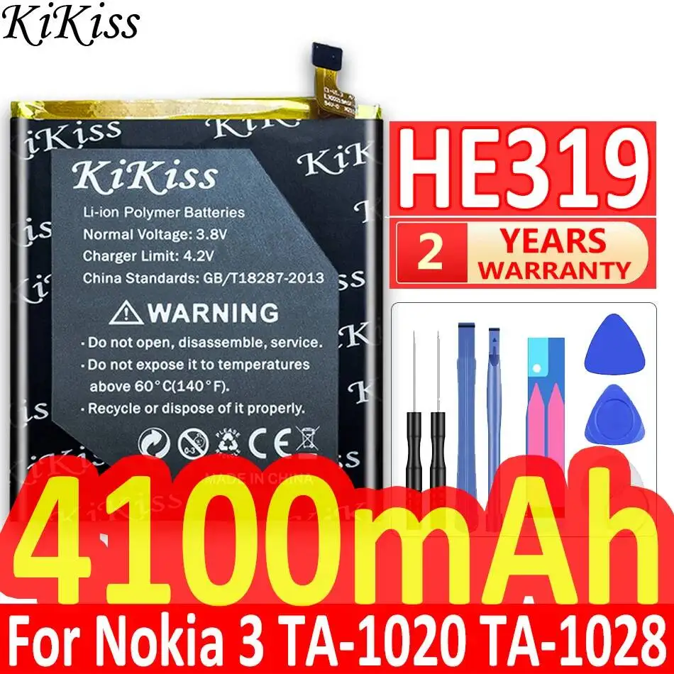 Mobile Phone Battery HE319 For Nokia 3 TA-1020 TA-1028 TA-1032 TA-1038 4900mAh Reliable Power