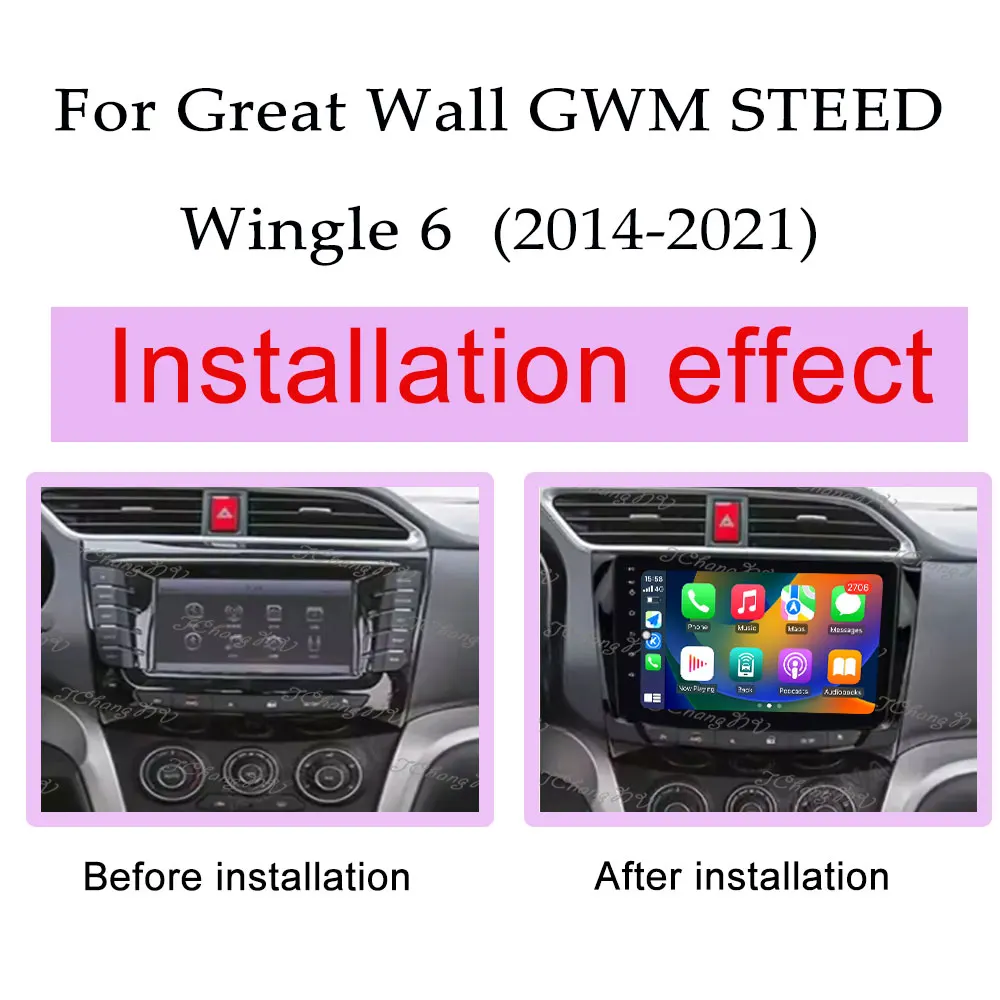 For Great Wall GWM STEED Wingle 6 2014 - 2021 CarPlay Car Radio Video Audio Multimedia Player DSP Stereo GPS Navi DSP Stereo
