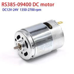 DC 12V-36V 24V Motor RS385-09400 Carbon Brush Motor Double Ball Bearing Large Torque Low Noise Household Appliances Toy Motors