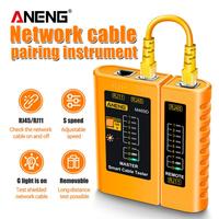 ANENG M469D RJ45 Cable lan tester Network Cable Tester RJ45 RJ11 RJ12 CAT5 UTP LAN Cable Tester Networking Network Repair Tool