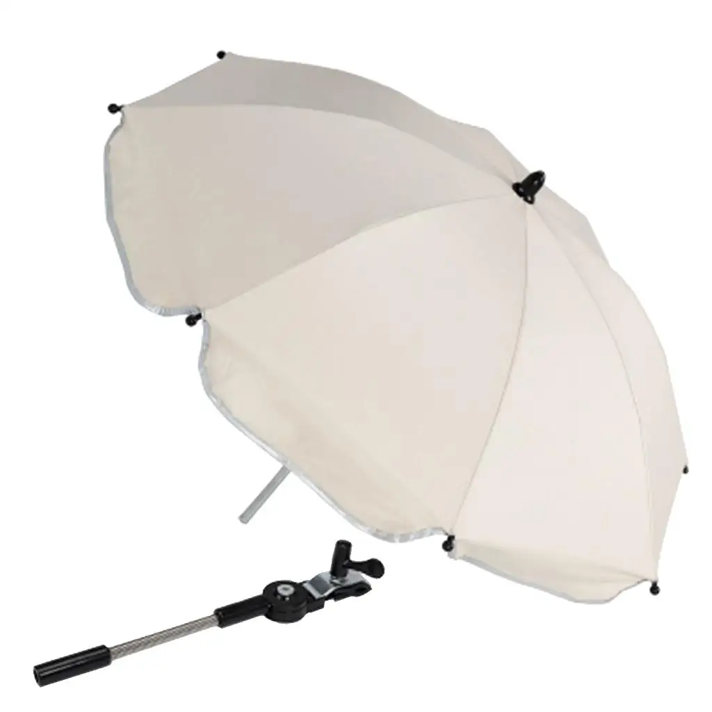Stroller Umbrella Universal Parasol Strollers & Buggies with Universal Bracket, + Awning
