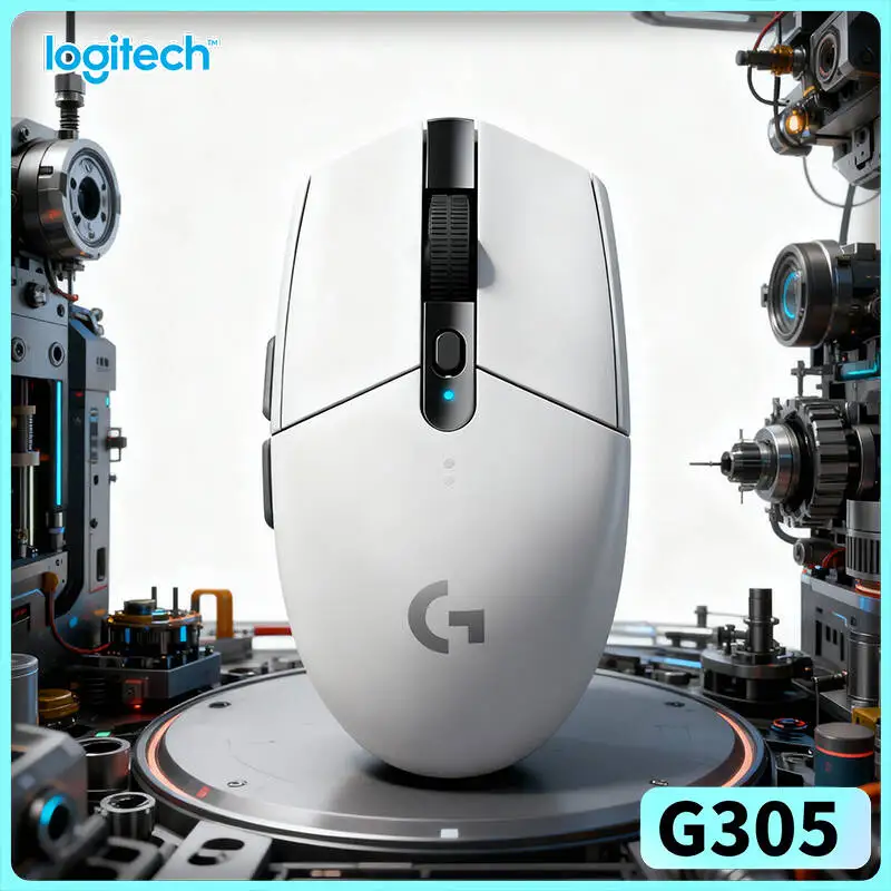 

Wireless Gaming Mouse Logitech G305 LIGHTSPEED, 12000 DPI HERO, 6 Custom Buttons, 250hr Battery, 99g, PC Mac Gamers