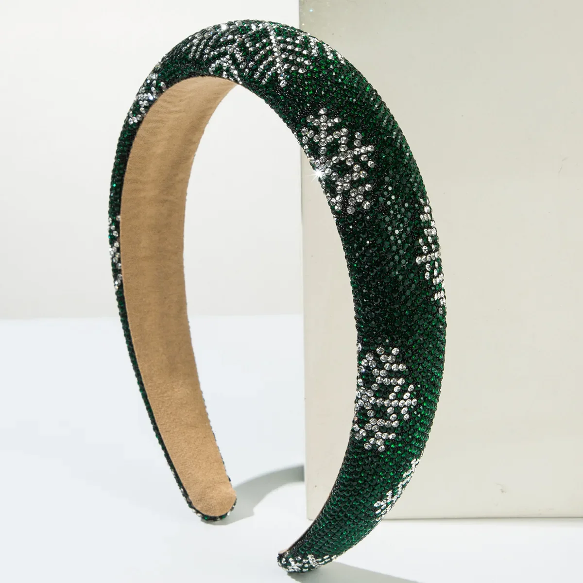 2024 Nieuwe Kerst Mode Spons Starry Strass Hoofdband Sneeuwvlok Patroon Glanzende Vakantie Haaraccessoires