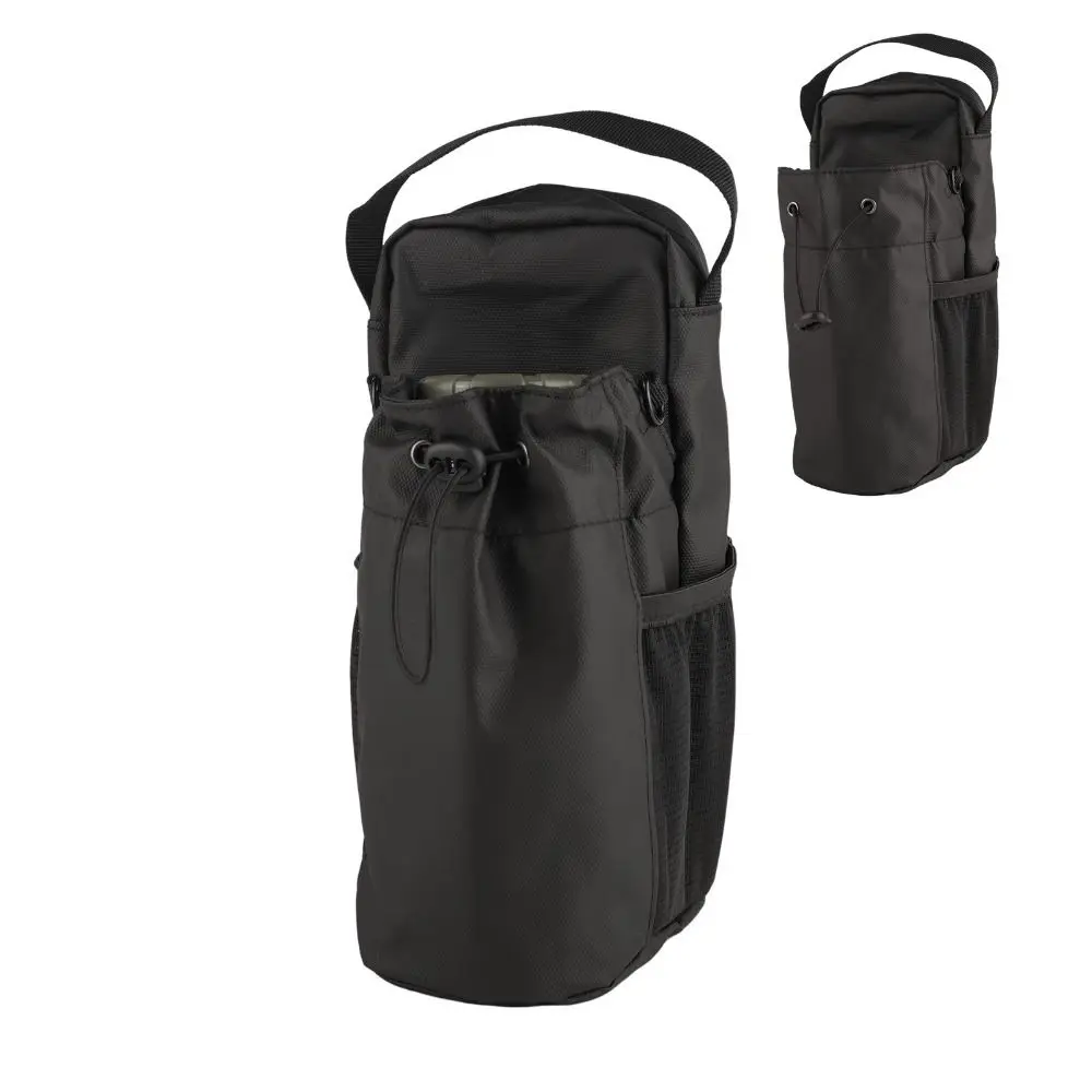 Magnetic Water Bottle Sling Bag Pull Cord Large Capacity Gym Bottle Bag Convenience Multi-layer Crossbody Sports Bag Gym