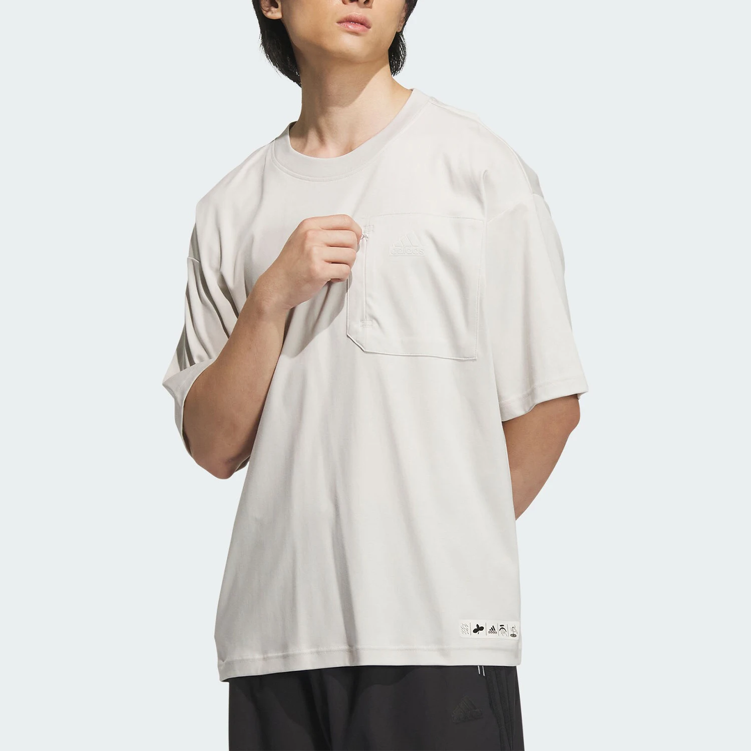 

Adidas Genuine M Fustl Tee 3 Men's Breathable Minimalist T-shirt IY0744