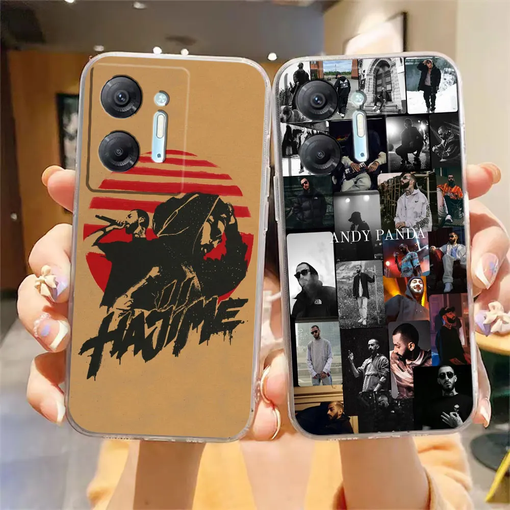 Clear Phone Case For Infinix HOT 9 10 11 12 12i 20 20s 30 30i POVA 3 4 PRO PLAY Case Funda Shell Singer Hajime MiyaGi Andy Panda