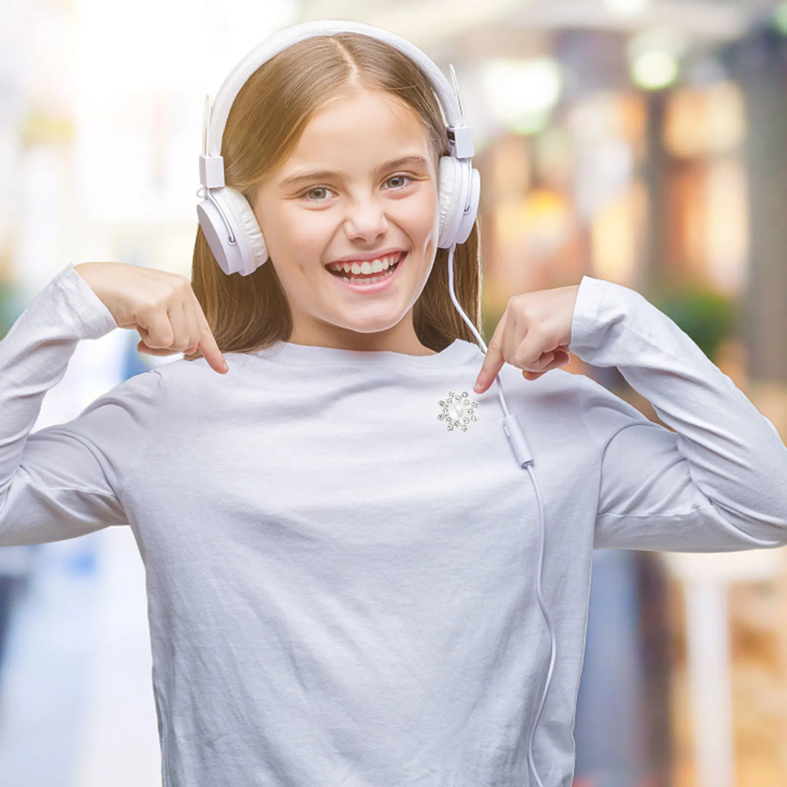 

20Pcs Rhinestone Flower Alloy DIY Decorative Craft Material for Hair Clips Headbands Brooches Dress Accessories Holiday Gifts