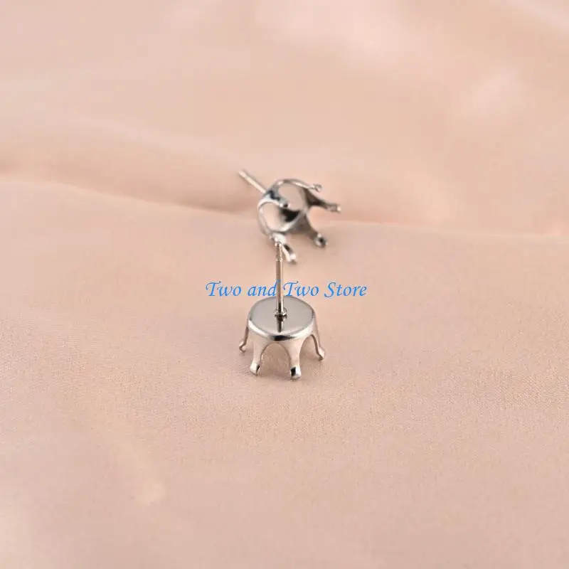 HX6F 10Pcs Fashionable Claw Earring Components With Customes Designs Accessory for Comfortable Wear In Adult Jewelry Pieces