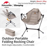 Naturehike Outdoor Portable light Folding Camping Chair Comfortable 160°Adjustable Quilted Pillow 600D Oxford Cloth Deck Chair