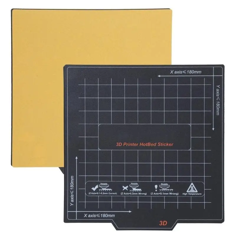 

652F Buildplate Sticker for w/ Coordinate Heat Bed Platform Sheet Printer