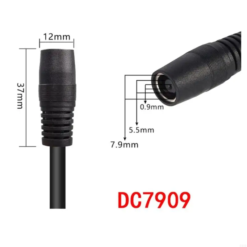 XT60 to DC7909 Female Power Cable 14AWG for Solar Generator Portable Power Station 83CF