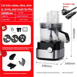 HomeWise EV19 Multi-functional Fruit and Vegetable Dicing Machine 5L Dicing Maker Vegetable Cutter Slicer Dicer Shredder Slicer