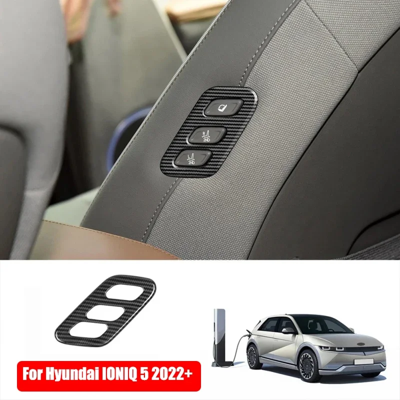 For Hyundai Aini Krypton IONIQ5 IONIQ 5 2022 23 car Co-Pilot Side Seat Adjustment Button Switch Frame Cover interior accessories