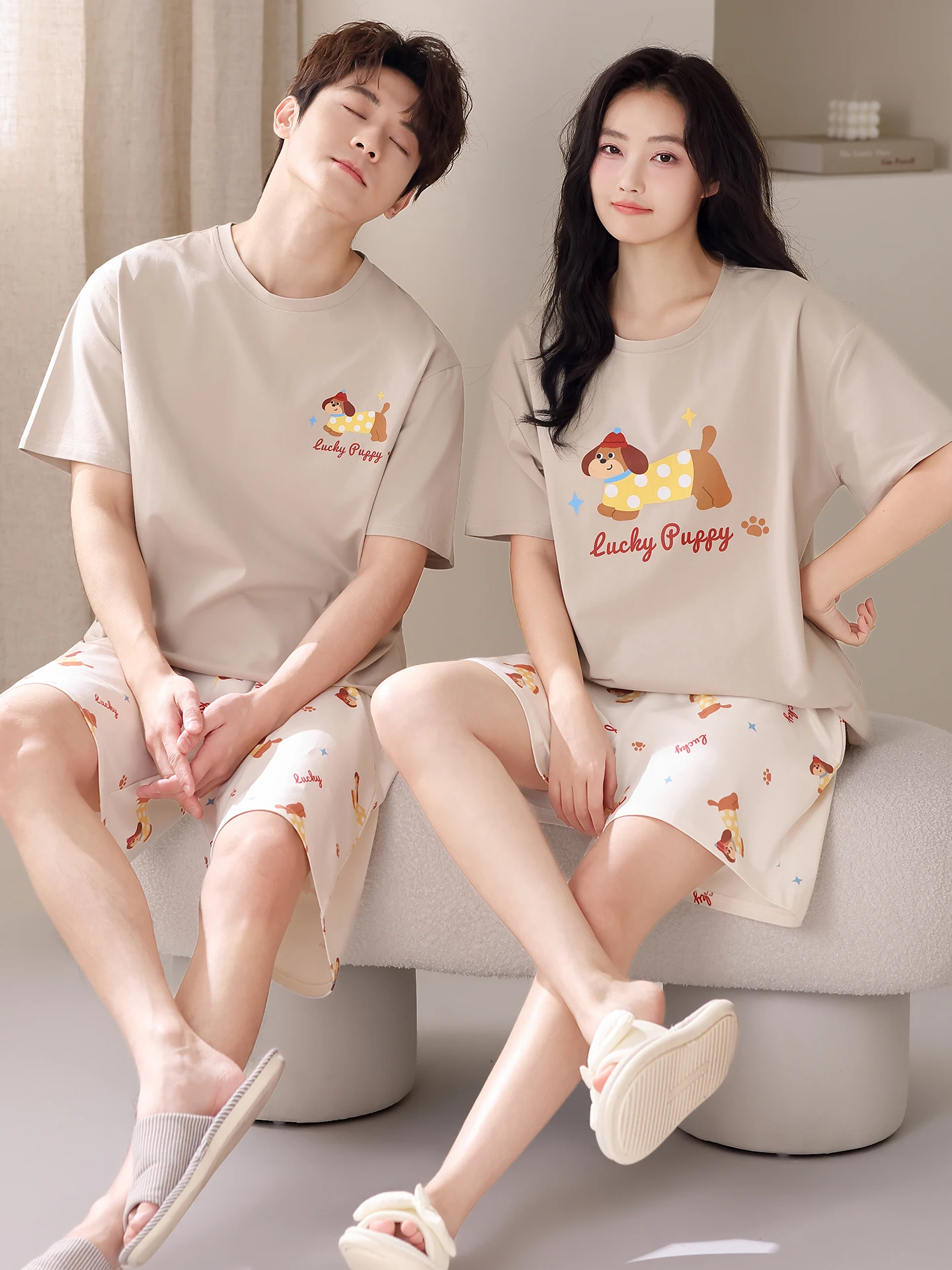 abbigliamento-da-notte-per-coppie-imbottito-in-cotone-a-maniche-corte-estivo-morbido-e-confortevole-per-la-casa-pantaloncini-corti-da-donna-pantaloncini-corti-da-uomo