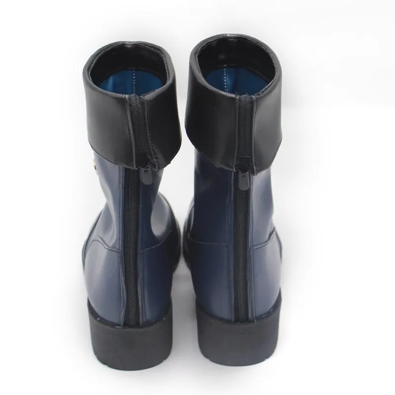 Tachibana Hikari Cosplay Schuhe Halloween Party Blau Archiv Cosplay Schuh Stiefel Weiche PU Leder Schuhe für Party Halloween Casual