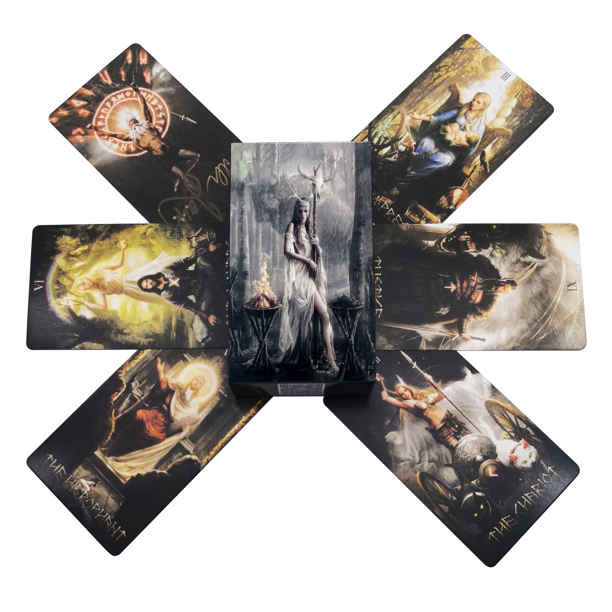 

Runic Tarot cards board game wait tarot cards with pdf guidebook gift
