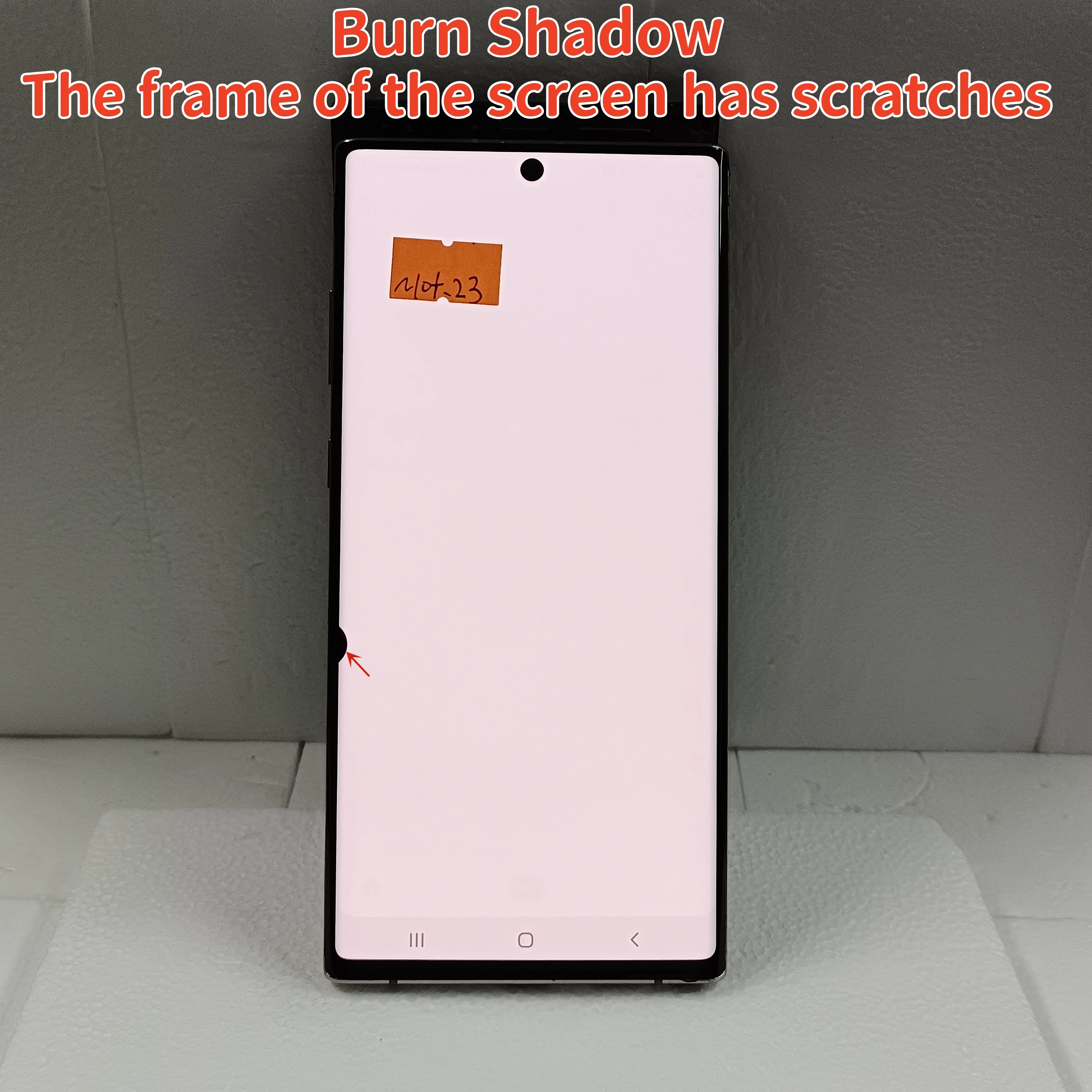 6.8 \'\'AMOLED Per Nota 10 Plus LCD Per Samsung Galaxy Note 10 Plus Schermo LCD Display N975 N975F Digitizer Assembly Con Difetti