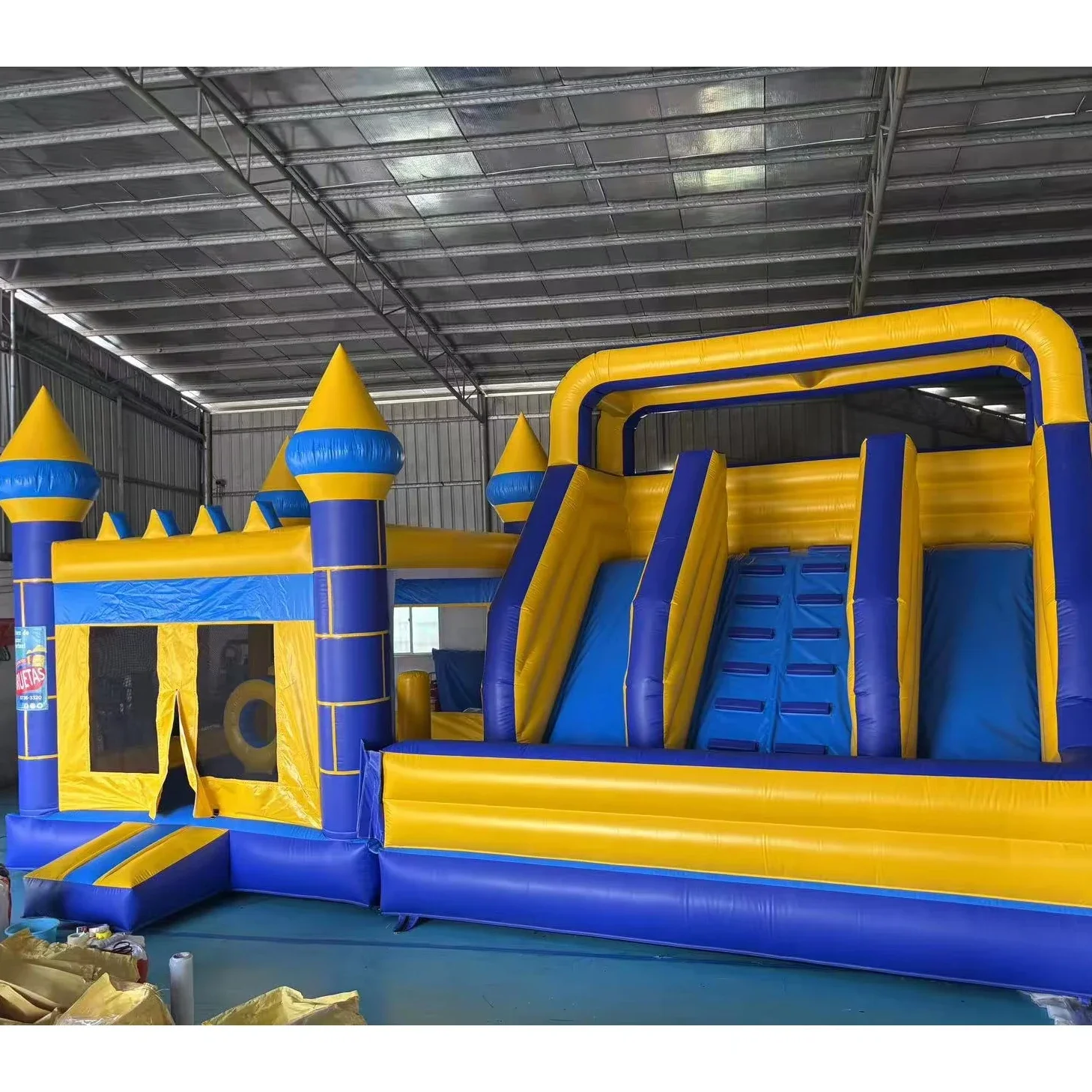 2026 High Quality Trampoline Park Inflatable Bouncing Castle Jumping Castle Combination Trampolinepromote sales