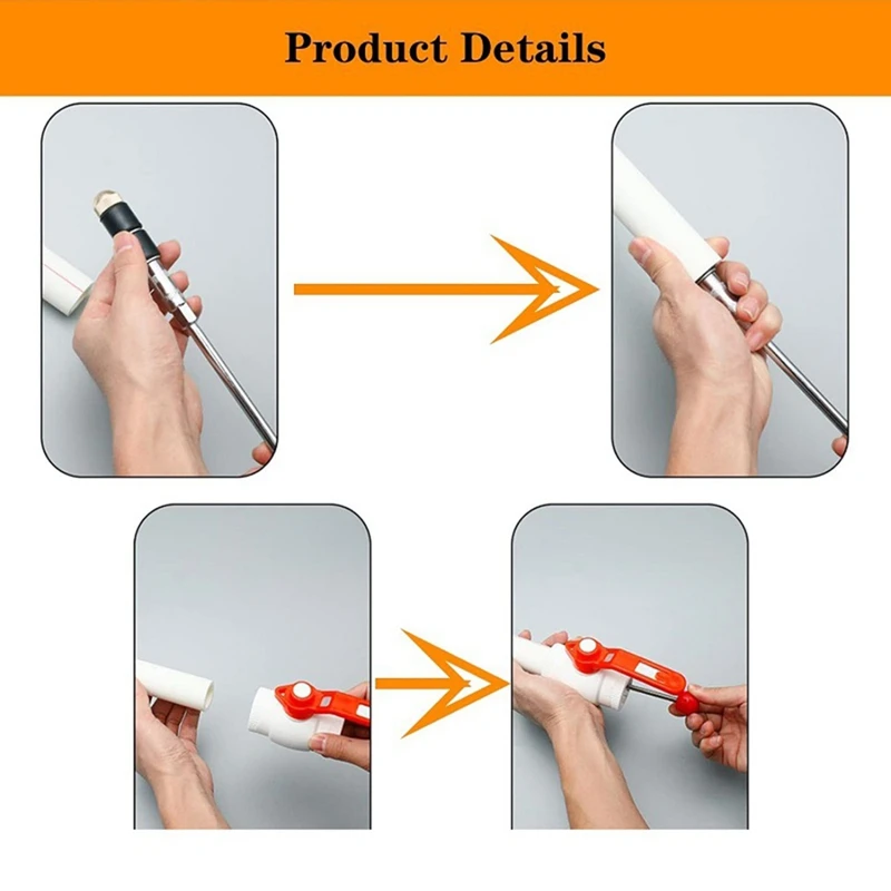 Hot-Melt Water Stop Pin Kitchen Repair Plumbing Tool Hot Melt Stopper Accessories Water Pipe Repair With Rubber Cover