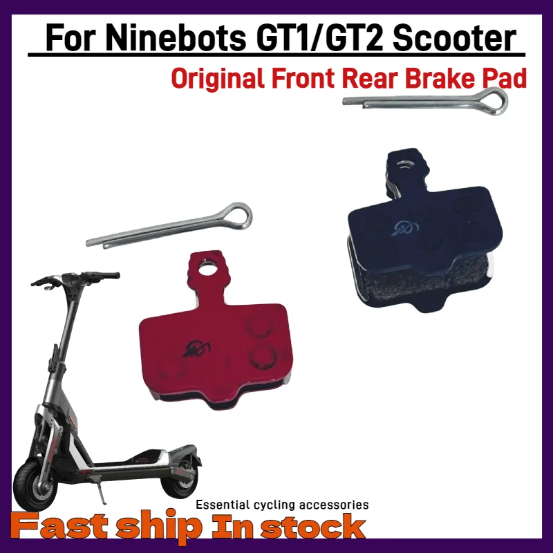 Original Bremsbeläge für GT1 GT2 Elektro-KickScooter Hochwertige Verschleißfeste Original-Ersatz-Bremsbeläge