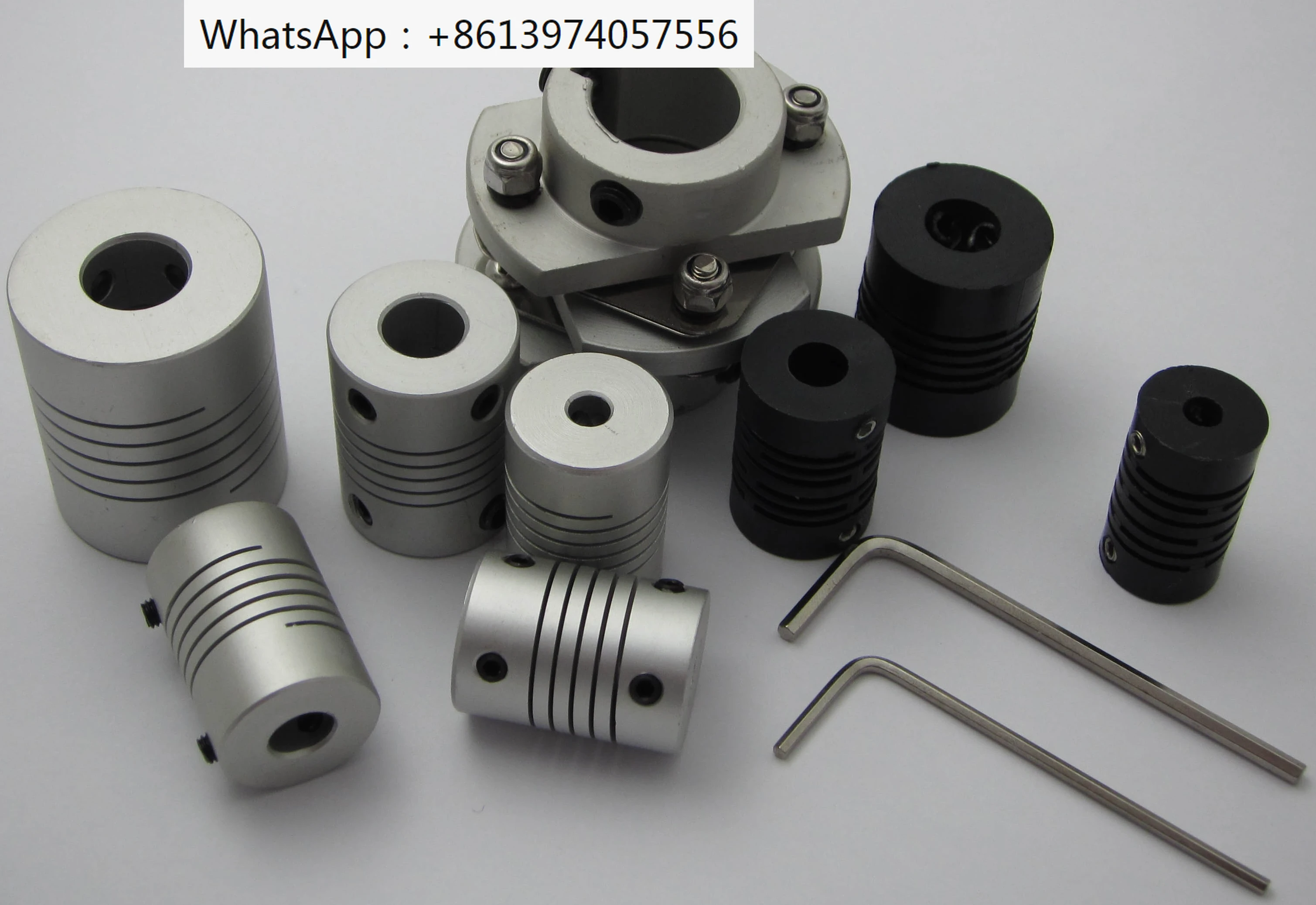 Universal encoder aluminum alloy coupling 6-6-8-8-10-10 connection joint plastic elastic stepper motor