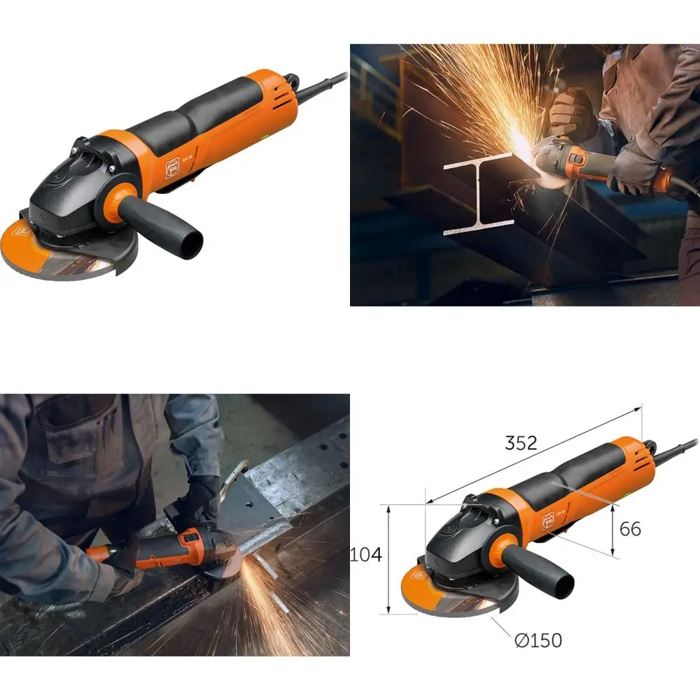 

150mm 1500-Watt Angle Grinder with 230V Power for Heavy-Duty Industrial Applications