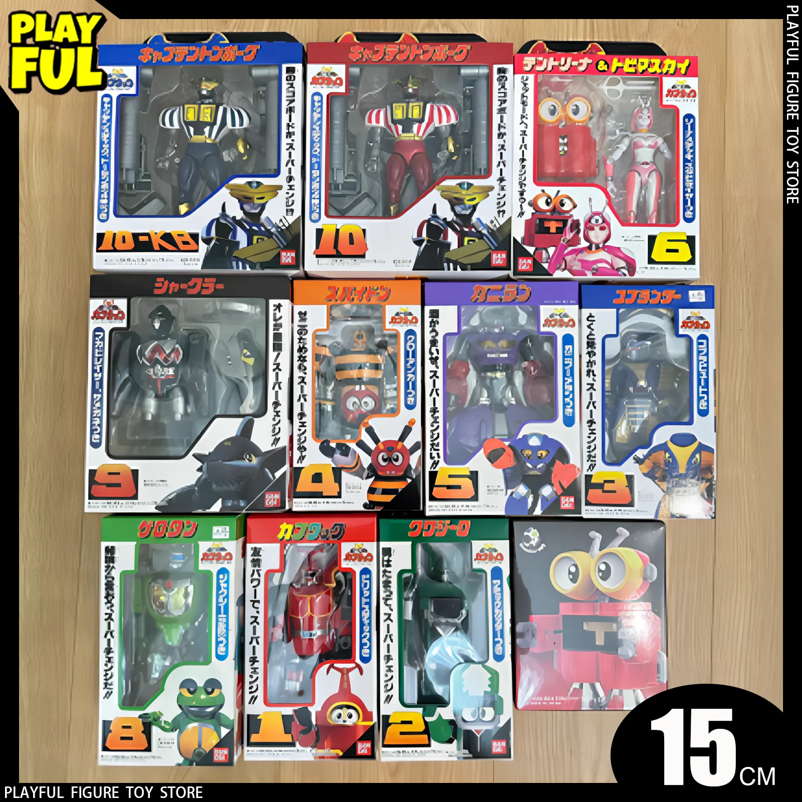 Na Stanie B-Robo Kabutack Figurka Anime Deformowalna Kabutack Gerotan Cobrander Sharkler Robot Figurka Akcji Ozdoby Zabawki Prezent dla Dzieci