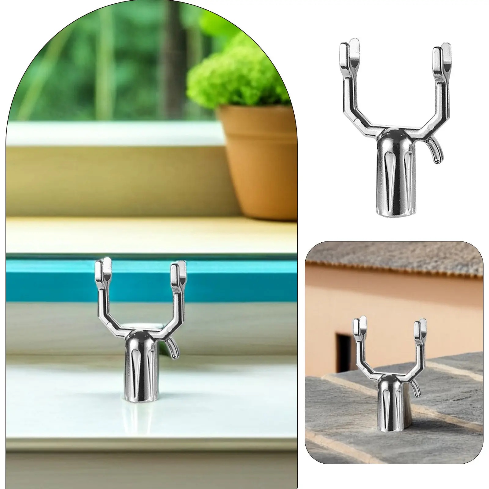 6Pcs Plant Supporting Rods For Potted Plant Support Garden Fruit Tree Fork Aluminum Alloy Branch Supports Brace