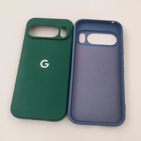 Оригинальный чехол для Google Pixel 10 9 Pro XL 10 Pro 9 Pro 9A, шелковистый силиконовый противоударный защитный чехол с мягкой поверхностью и логотипом