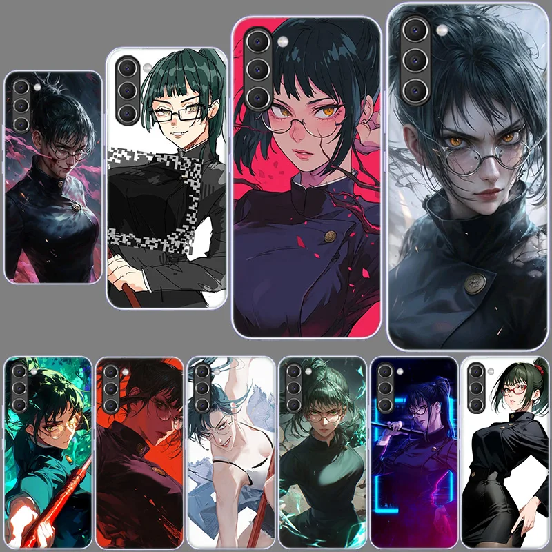Maki Zenin Jujutsu Kaisen Phone Case for Samsung A54 A14 A24 A34 A17 A37 A57 A55 A35 A25 A15 A13 A23 A33 A53 A07 A05S A04S A03 A