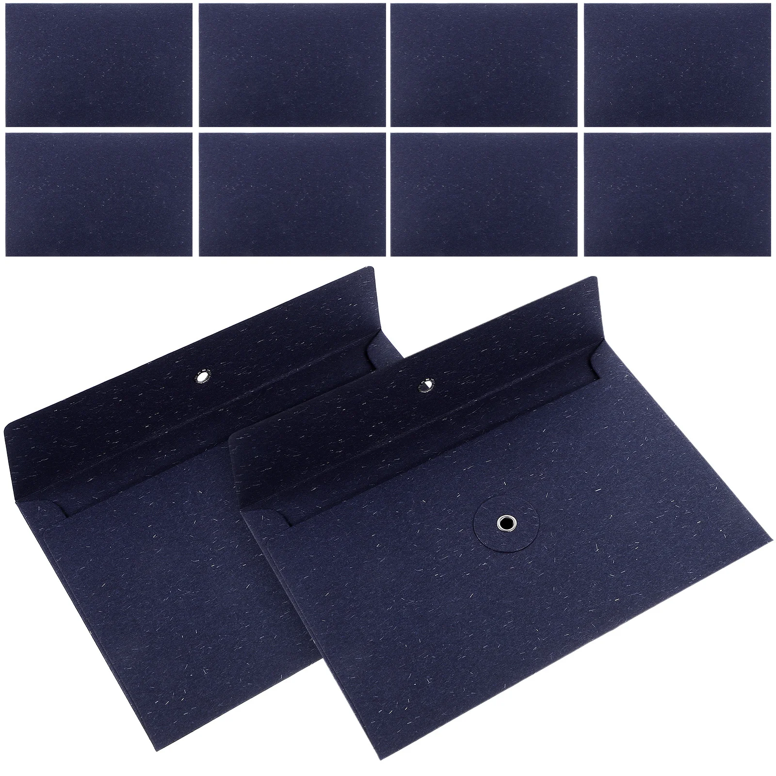 10pcs Vintage File Envelopes Elegant Paper Invitation Cards Compact Decorative Wedding Party Supplies Blank Portable Stationery