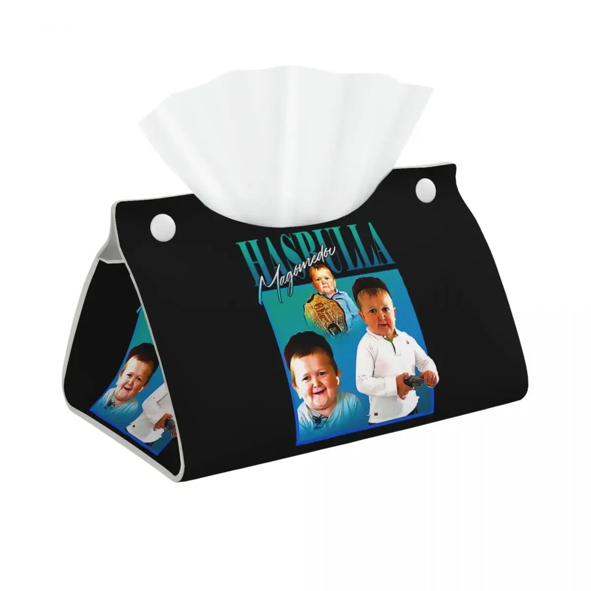 

Специальная Коробка для салфеток Hasbulla Fighting Meme, прямоугольный мини-держатель для салфеток Khabib из искусственной кожи для автомобиля