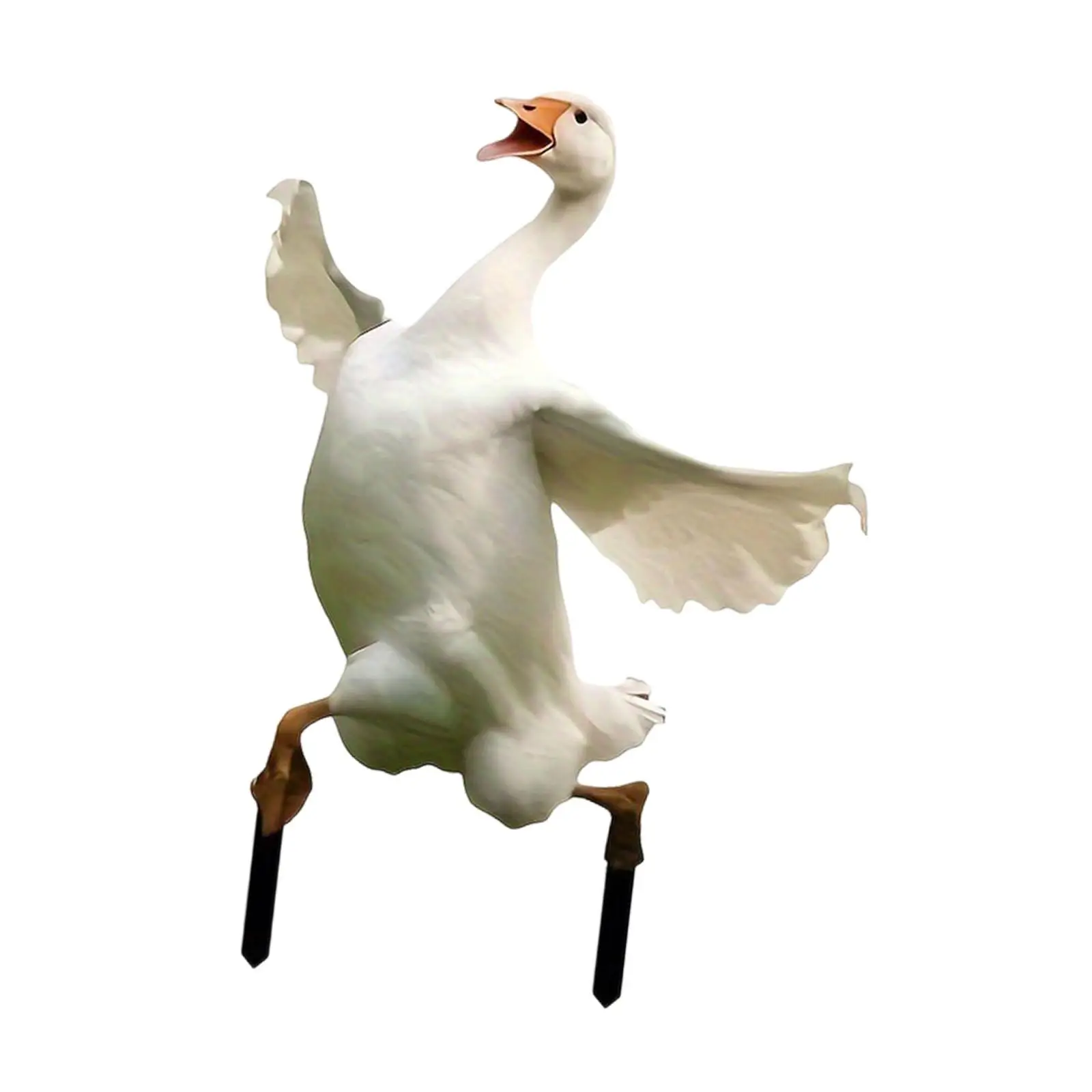 Weatherproof Goose Garden Stake Acrylic Sculpture for Outdoor Gardening Decoration Landscape and Patio Art