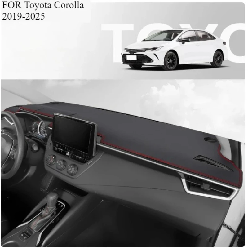 FOR Toyota Corolla 2019-2025 Car Styling Dash Mat Dashmat Dashboard Mat Cover Sun Shade Dash Board Cover Carpet Auto Accessories