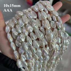 10x15mm AAA Natural Freshwater Pearl  Baroque Irregular Shape Spacer Bead for Jewelry Making DIY Necklace Bracelet Accessorie