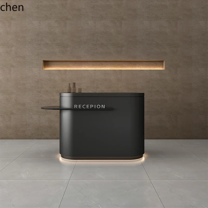 D16- Hotel Reception Desk Stainless Steel Service checkout page Museum Bar Table