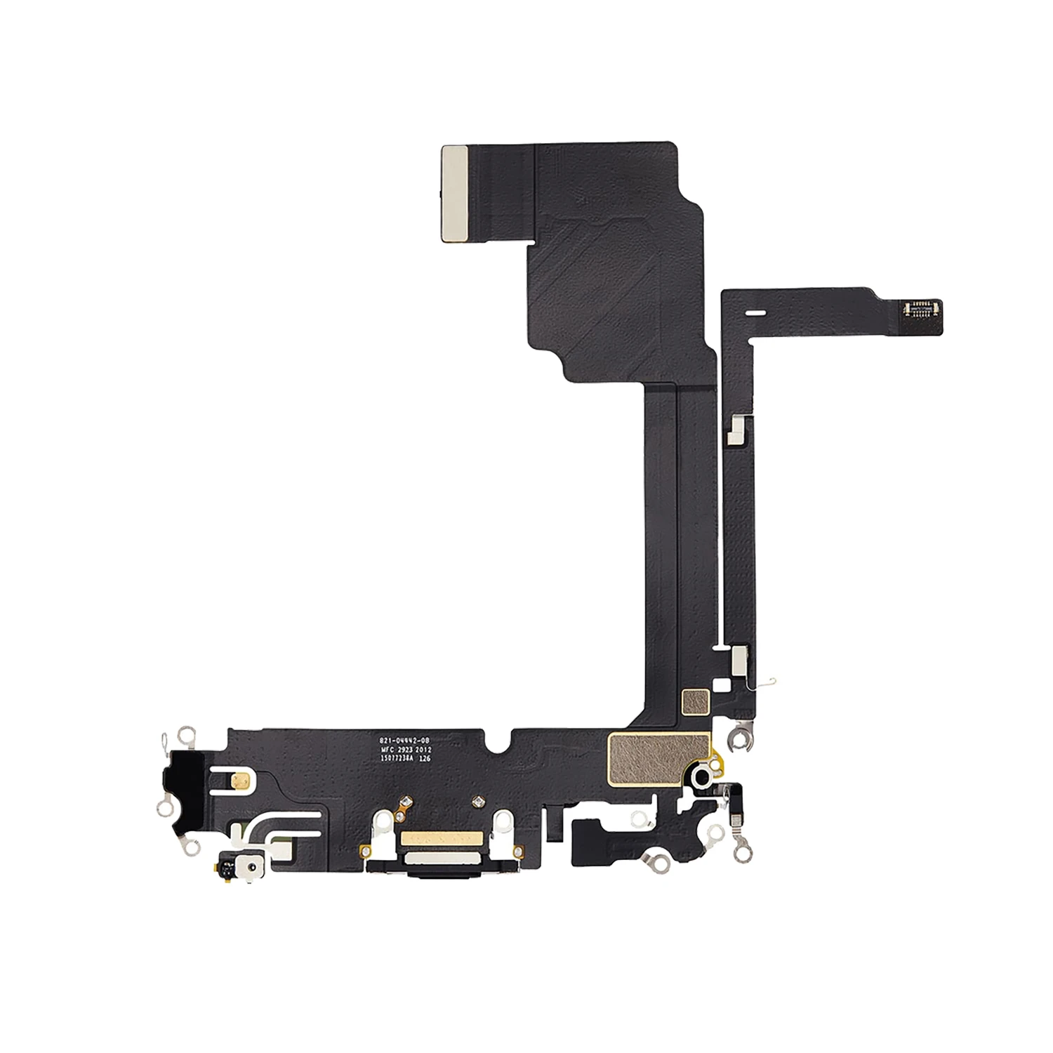 Charging Port Flex Cable for iPhone 15 Pro Max (A2849, A3105, A3106, A3108, A3110), Without Repair Assembly