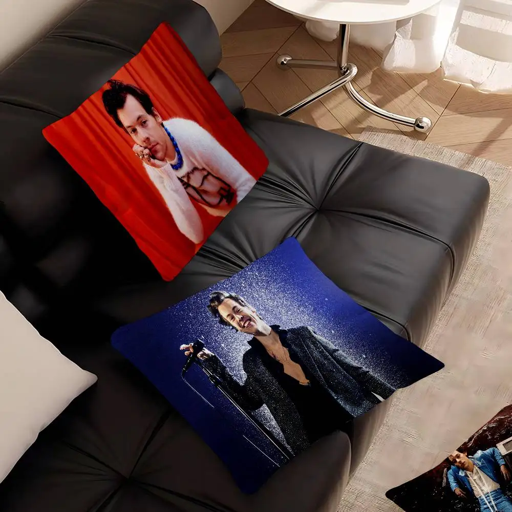 Famous Pop Singer Harris_Styles Personalized Pillow Cover Kids Bedroom Wild Party Decor Pillowcase kid Birthday shower Gift