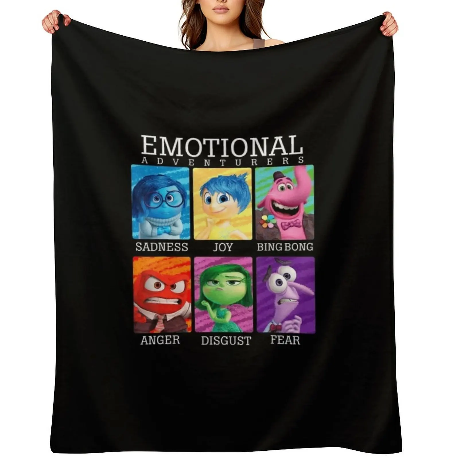 

Insside Out Throw Blanket Soft Furry Summer Large Blankets